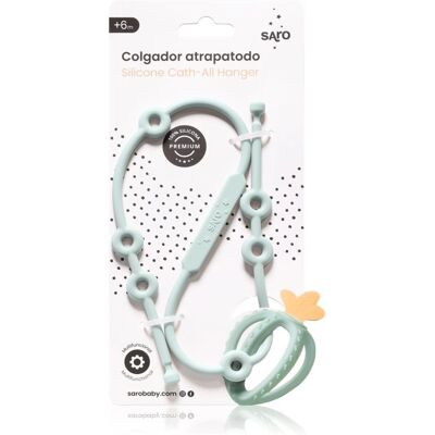 Saro Baby Gancho de Silicona - Menta - Clips para chupete Saro Baby Gancho de Silicona - Menta - Clips para chupete