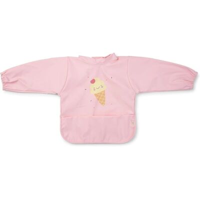 Saro Baby Waterproof Bib with Sleeves - Ice Cream Saro Baby Waterproof Bib with Sleeves - Ice Cream