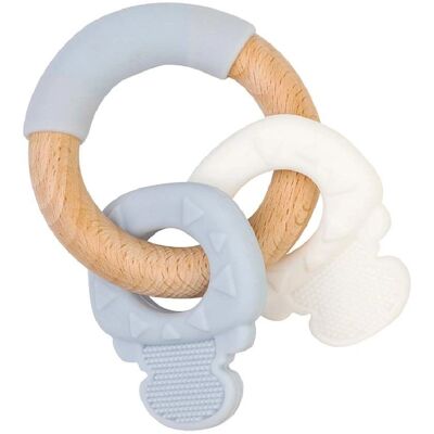 Saro Nature Toy: Mordedor 4m+ Azul - Mordedor para bebé Saro Nature Toy: Mordedor 4m+ Azul - Mordedor para bebé