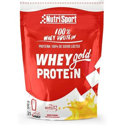 Nutrisport Whey Gold Proteínas de Yogur-Banana - Suplemento Nutrisport Whey Gold Proteínas de Yogur-Banana - Suplemento
