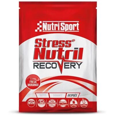 Nutrisport Stressnutril Fresa - Batido recuperador - 20 sobres de 40g Nutrisport Stressnutril Fresa - Batido recuperador - 20 sobres de 40g