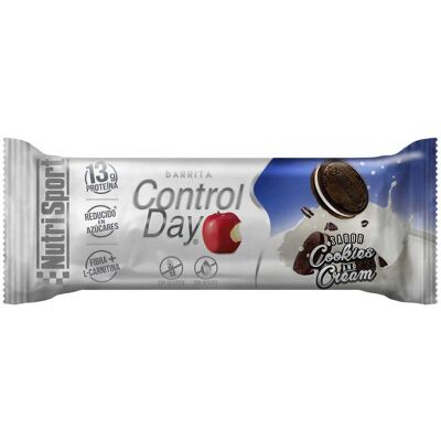 Barra Nutrisport Controlday Cookies & Cream - Barrita de Proteínas Barra Nutrisport Controlday Cookies & Cream - Barrita de Proteínas