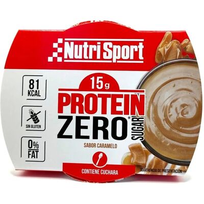 Nutrisport Protein Zero Caramelo - Pudin, 135 g, Sin Azúcar, 15g Proteínas Nutrisport Protein Zero Caramelo - Pudin, 135 g, Sin Azúcar, 15g Proteínas