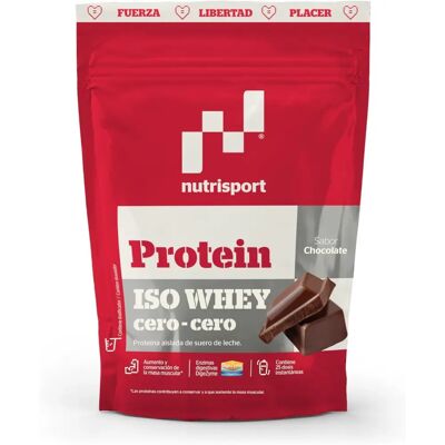NutriSport Iso Whey Cero Cero Proteine al cioccolato NutriSport Iso Whey Cero Cero Proteine al cioccolato