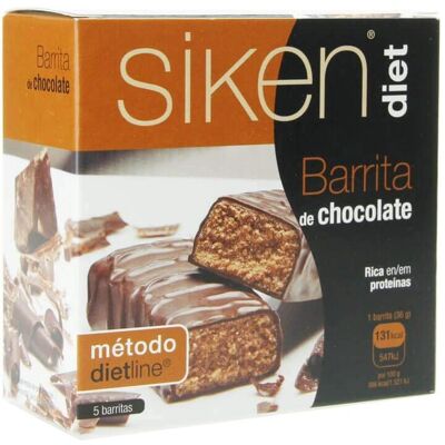 Barra de Chocolate Sikendiet Baja en Calorías - Snack Dietético Barra de Chocolate Sikendiet Baja en Calorías - Snack Dietético