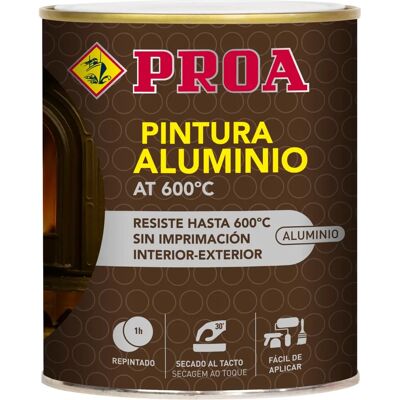 PROA Aluminio Alta Temperatura 4L - Recipiente de aluminio PROA Aluminio Alta Temperatura 4L - Recipiente de aluminio