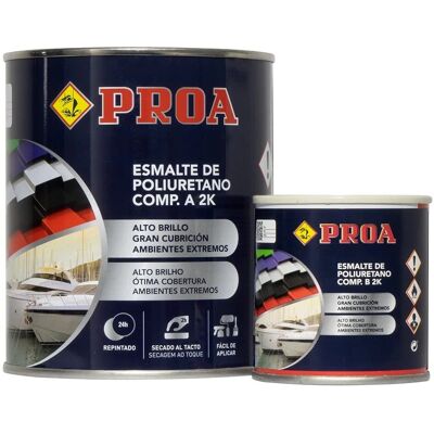 PROA Esmalte poliuretano azul eléctrico - Metal, Vidrio, Azulejo - 0,87L PROA Esmalte poliuretano azul eléctrico - Metal, Vidrio, Azulejo - 0,87L