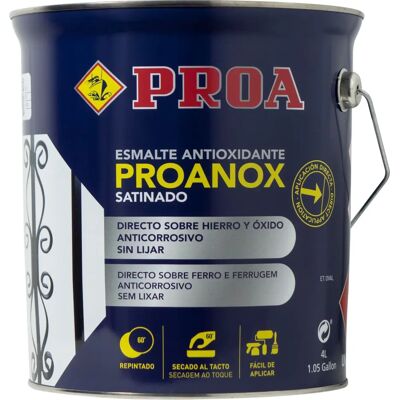 Proanox - Esmalte Preto Anticorrosivo - 4L Proanox - Esmalte Preto Anticorrosivo - 4L
