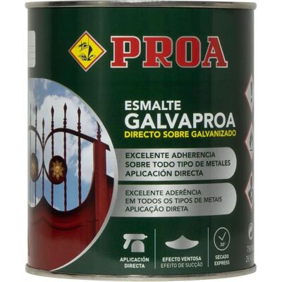 Galvaproa - Ema de galvanização direta - Alumínio RAL 9006 - 0,75 L Galvaproa - Ema de galvanização direta - Alumínio RAL 9006 - 0,75 L