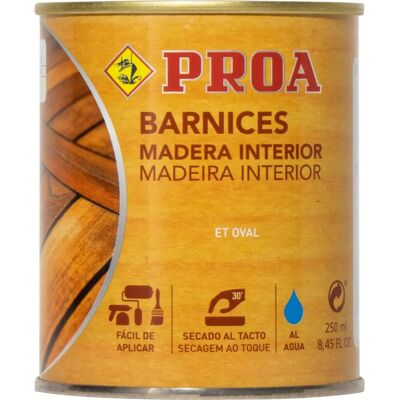 Proa Caoba Wasserbasierte Satinlackierung - Innenraum Wasserbasierter Satinlack Proa Caoba Wasserbasierte Satinlackierung - Innenraum Wasserbasierter Satinlack