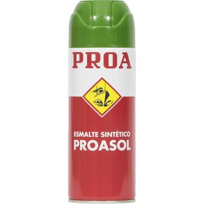 Proa - Pintura en spray 400ml Verde - Resistente a la intemperie y secado rápido Proa - Pintura en spray 400ml Verde - Resistente a la intemperie y secado rápido