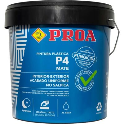 Proa Modelo P4 - Tinta Fosca Interior-Exterior de Alta Cobertura Proa Modelo P4 - Tinta Fosca Interior-Exterior de Alta Cobertura