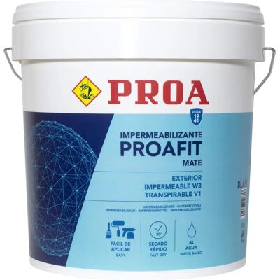 Pintura impermeable transpirable blanca Proafit - 4L Pintura impermeable transpirable blanca Proafit - 4L