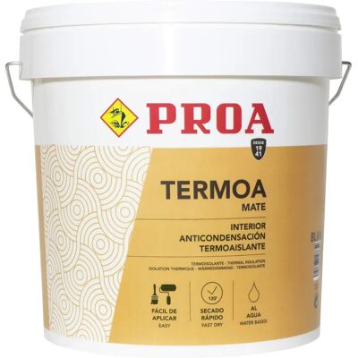 Proa Modelo - Pintura Aislante Anti-Condensación - 4L - Blanco Proa Modelo - Pintura Aislante Anti-Condensación - 4L - Blanco