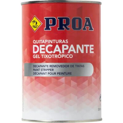 Proa 1 litro Removedor de tintas em gel - Para madeira e metal Proa 1 litro Removedor de tintas em gel - Para madeira e metal