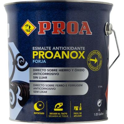 Proa Modelo - Esmalte Antioxidante - 4L - Revestimento para Metal Externo Proa Modelo - Esmalte Antioxidante - 4L - Revestimento para Metal Externo