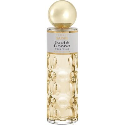 Saphir Donna Eau de Parfum - Parfum pour Femmes 200ml - Publicité Saphir Donna Eau de Parfum - Parfum pour Femmes 200ml - Publicité
