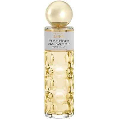Saphir Freedom Eau De Parfum - 200ml - Fragranza Femminile Moderna Saphir Freedom Eau De Parfum - 200ml - Fragranza Femminile Moderna