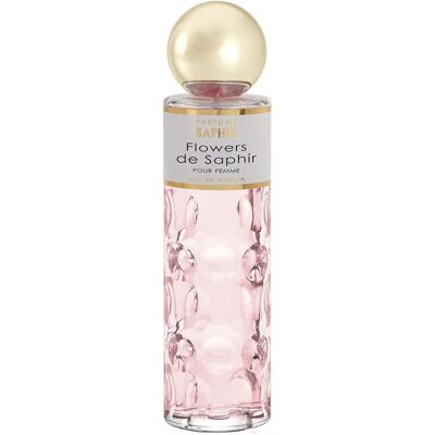 Saphir Flowers De Saphir Eau de Parfum - Floral - 200ml Saphir Flowers De Saphir Eau de Parfum - Floral - 200ml