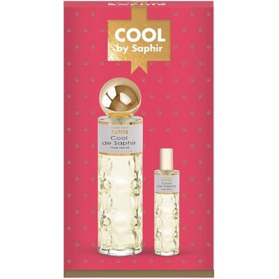 Set de Perfumes Saphir Cool para Mujeres - 200ml y 30ml - Floral, Cítricos Set de Perfumes Saphir Cool para Mujeres - 200ml y 30ml - Floral, Cítricos