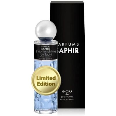Saphir L'Uomo Sublime Eau de Parfum - Homme - 200ml - Parfum Sophistiqué - Publicité Saphir L'Uomo Sublime Eau de Parfum - Homme - 200ml - Parfum Sophistiqué - Publicité