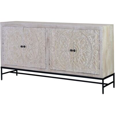 Giner Y Colomer Mango Hiontava Credenza - Massiivinen - 170x90x39cm Giner Y Colomer Mango Hiontava Credenza - Massiivinen - 170x90x39cm