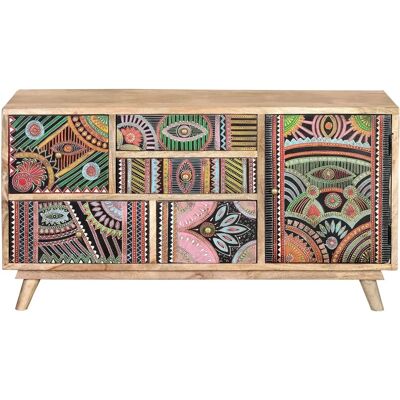GINER Y COLOMER Mangófa gardrób - Monivärinen, 55x32x100 GINER Y COLOMER Mangófa gardrób - Monivärinen, 55x32x100