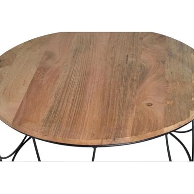 Giner y Colomer Wielokolorowy stolik kawowy z drewna mango - Coffee Table Giner y Colomer Wielokolorowy stolik kawowy z drewna mango - Coffee Table