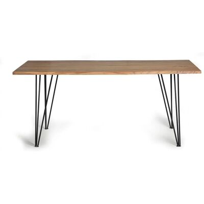 Giner Y Colomer stół jadalniany z akacji - 10 miejsc - 76x200x100cm Giner Y Colomer stół jadalniany z akacji - 10 miejsc - 76x200x100cm