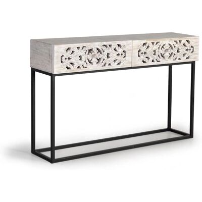 Mangófa konzolai in fából és fémből Giner y Colomer - 77x30x120 Mangófa konzolai in fából és fémből Giner y Colomer - 77x30x120