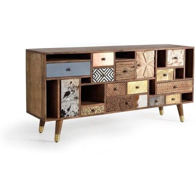 ALEXANDRA HOUSE LIVING Luonnollinen mango puukalustettava - Sideboard ALEXANDRA HOUSE LIVING Luonnollinen mango puukalustettava - Sideboard