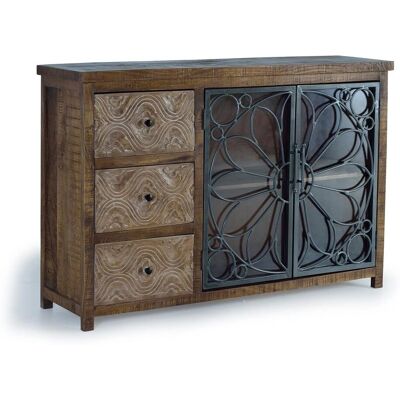 Giner y colomer Credenza z drewna mango - 96x140x40cm Giner y colomer Credenza z drewna mango - 96x140x40cm