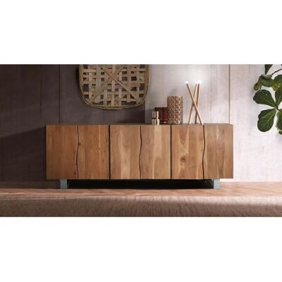 Giner y Colomer Credenza 6 Ovia Massiivinen Akasiasta ja Metallista Giner y Colomer Credenza 6 Ovia Massiivinen Akasiasta ja Metallista