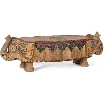 GINER Y COLOMER - Panca - Mango Wood - Multicolored - Bench GINER Y COLOMER - Panca - Mango Wood - Multicolored - Bench