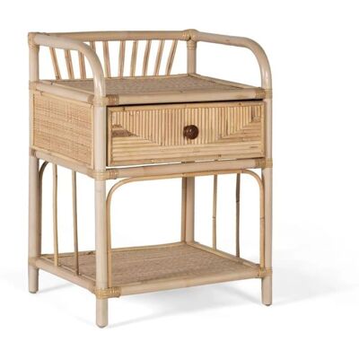 Giner Y Colomer Naturalny Rattan Nocny Stolik - Stolik nocny Giner Y Colomer Naturalny Rattan Nocny Stolik - Stolik nocny