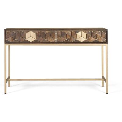 Giner y Colomer Mangófa & Metallikonsoll - 76x122x40cm Giner y Colomer Mangófa & Metallikonsoll - 76x122x40cm