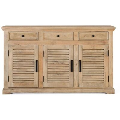 Giner Y Colomer Buffet en Bois Massif de Mangue - 150x90x40cm - Publicité Giner Y Colomer Buffet en Bois Massif de Mangue - 150x90x40cm - Publicité