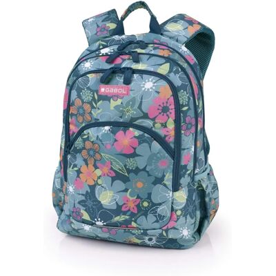 Sac à dos GABOL Aloha - Bleu, 44x32x18cm, 21L, 3 Compartiments - Sac à dos - Publicité Sac à dos GABOL Aloha - Bleu, 44x32x18cm, 21L, 3 Compartiments - Sac à dos - Publicité