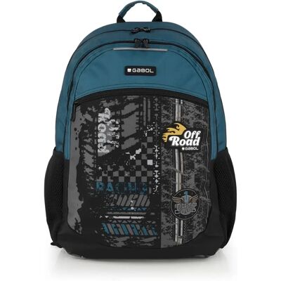 Gabol - ROAD - Bleu - Noir - Sac à dos - Publicité Gabol - ROAD - Bleu - Noir - Sac à dos - Publicité