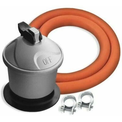 Kit Regulador de Gás HJM - Tubo Flexível, Para Butano/Propano Kit Regulador de Gás HJM - Tubo Flexível, Para Butano/Propano