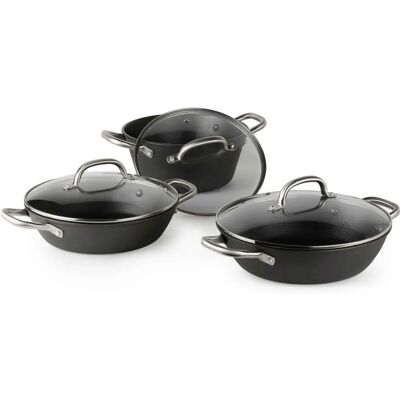 Brand New Classic Cast Iron Cookware Set - 3 Pcs Brand New Classic Cast Iron Cookware Set - 3 Pcs