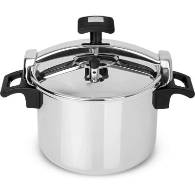Olla de Presión BOJ Acero Inoxidable - 6L - Seguridad y Compatible con Inducción Olla de Presión BOJ Acero Inoxidable - 6L - Seguridad y Compatible con Inducción