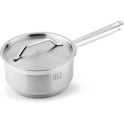 Cazo de Acero Inoxidable Premium Boj - 16cm - Duradero y Elegante Cazo de Acero Inoxidable Premium Boj - 16cm - Duradero y Elegante