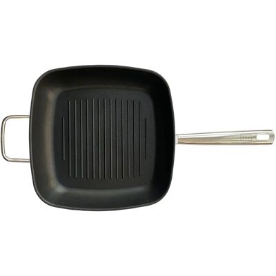 BOJ Edelstahlpfanne - 28x28cm - Für Induktion BOJ Edelstahlpfanne - 28x28cm - Für Induktion