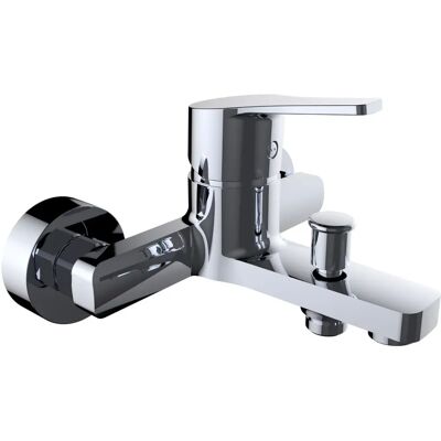 Grifo Monomando de Baño y Ducha - Cromo Clever Grifo Monomando de Baño y Ducha - Cromo Clever