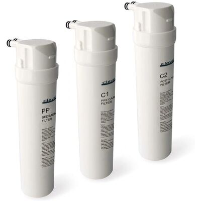 Clever 61535 Pack Pura Cartuchos de Ultrafiltración - Filtros de Agua Clever 61535 Pack Pura Cartuchos de Ultrafiltración - Filtros de Agua