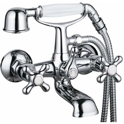 Clever 94476 Grifo Doble Salida Vintage - Grifo de Ducha y Baño Clever 94476 Grifo Doble Salida Vintage - Grifo de Ducha y Baño