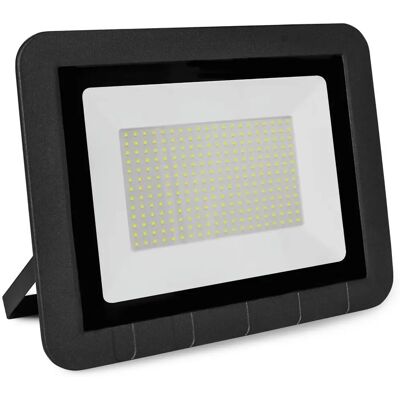 MATEL Proyector LED plano negro mate IP65 200W frío MATEL Proyector LED plano negro mate IP65 200W frío