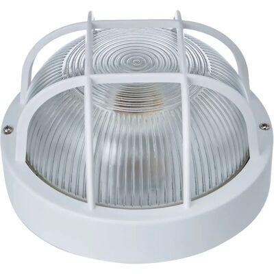 MATEL Außenrundleuchte - IP54 E27 40W - Weiß MATEL Außenrundleuchte - IP54 E27 40W - Weiß