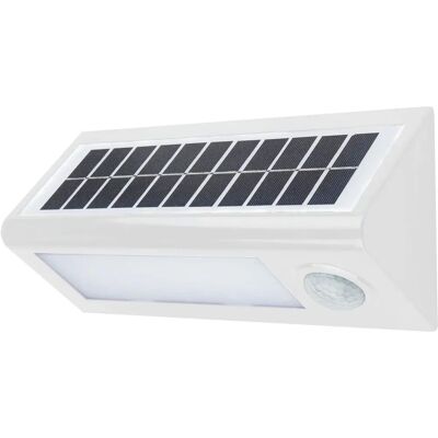 Matel Lámpara Solar Led De Pared Con Sensor De Movimiento Luz Fría Korpass 27 Cm 8w Matel Lámpara Solar Led De Pared Con Sensor De Movimiento Luz Fría Korpass 27 Cm 8w